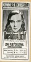 Werbeanzeige zu dem Film "Das blaue Licht" in den Kammer-Lichtspielen Duisburg, ca. 1932