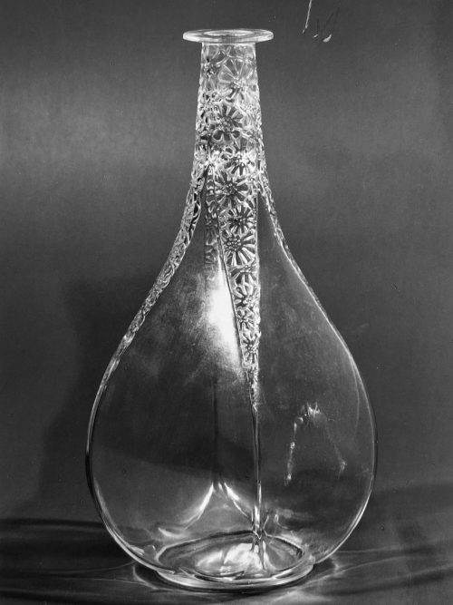 René Lalique (Künstler*in), Flakon mit Blütendekor, ca. 1925 (Entwurf und Ausführung)