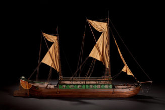 Wasser-Diligence, um 1800