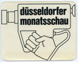 Aufkleber, Düsseldorfer Monatsschau, 1977