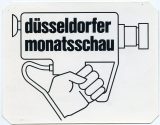 Aufkleber, Düsseldorfer Monatsschau, 1977