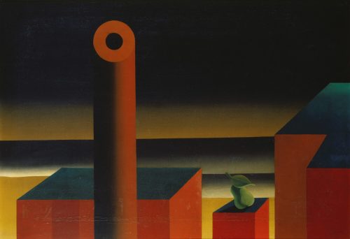 Heinrich Hoerle (Künstler*in), Fabriklandschaft, ca. 1926