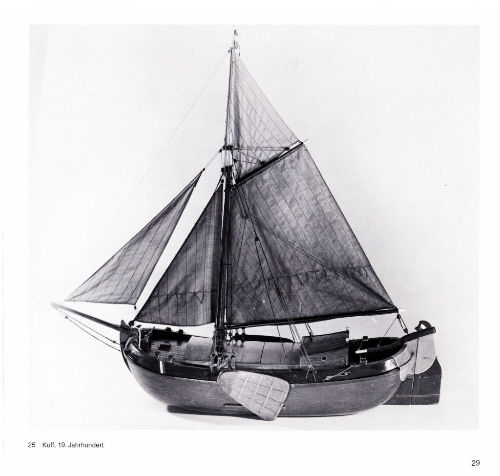 Kuff-Tjalk, holländische, 19. Jh.