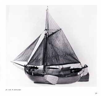 Kuff-Tjalk, holländische, 19. Jh.