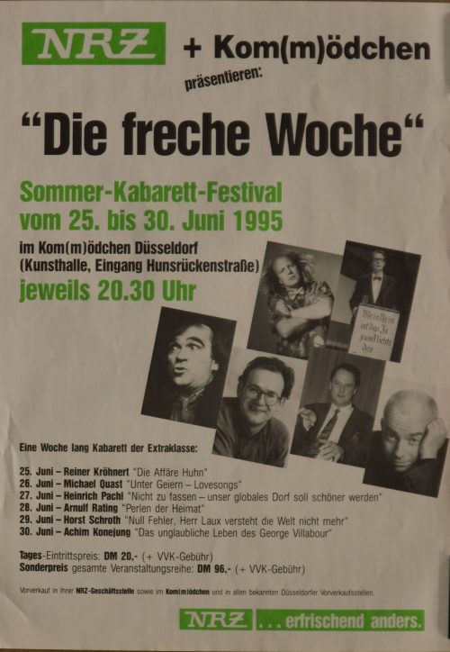 Reiner Kröhnert (Dargestellt), Die freche Woche, 1995