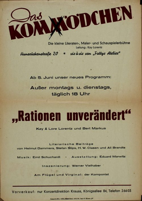 Jumpertz Druck, Düsseldorf (Druck), Rationen unverändert, 1947