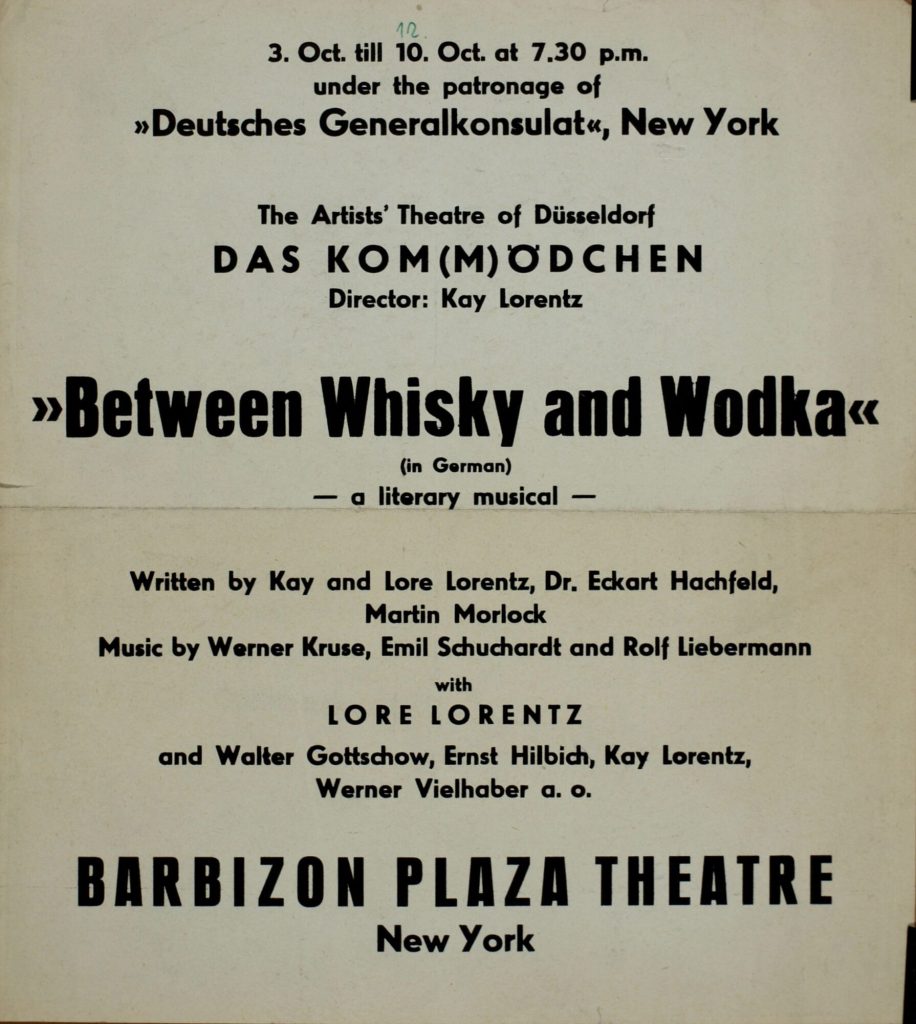 "Between Whisky and Vodka"