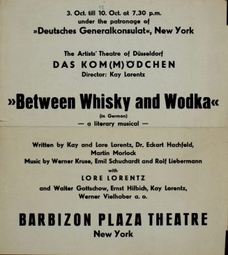 "Between Whisky and Vodka"