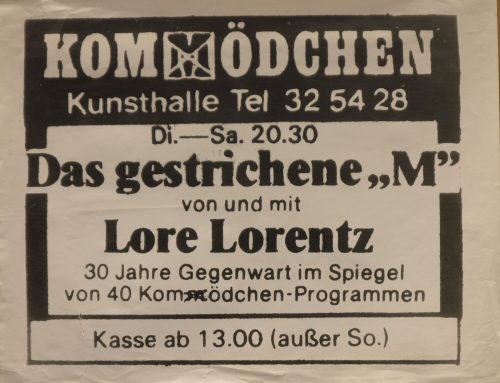 Das gestrichene "M", 1977