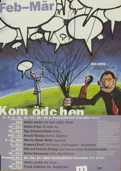 unikom Köln (Gestaltung), Kom(m)ödchen Feb. - Mär. [2001], 2001