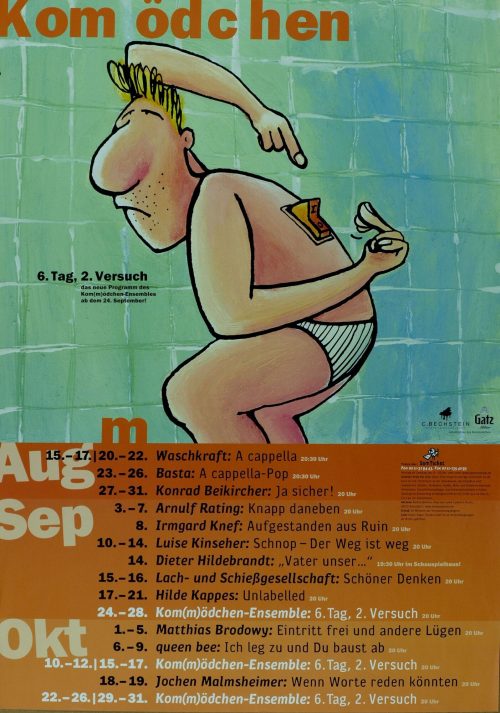 kreativfeld (Gestaltung), Kom(m)ödchen  Aug. - Okt. [2002], 2002