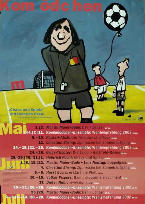 kreativfeld (Gestaltung), Kom(m)ödchen Mai - Juli [2002], 2002