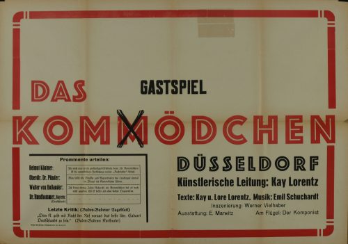 Gust. Porsche (Druck), Das Kom(m)ödchen - Gastspiel, ca. 1948-1949