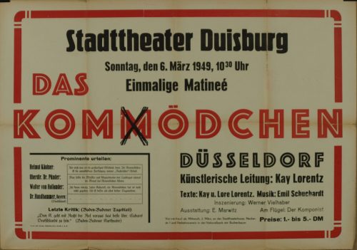 Gust. Porsche (Druck), Das Kom(m)ödchen, 1949