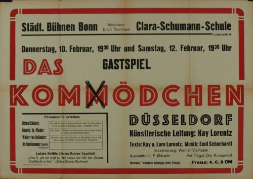 Gust. Porsche (Druck), Das Kom(m)ödchen, [1949]