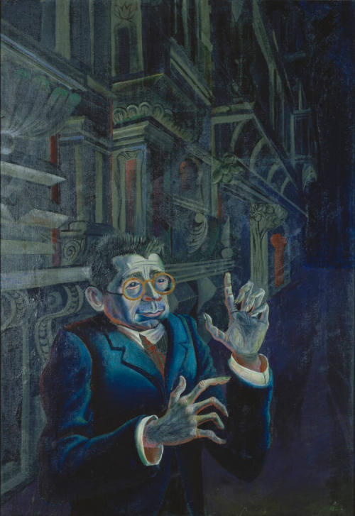 Otto Dix (Künstler*in), Bildnis des Malers Adolf Uzarski, 1923