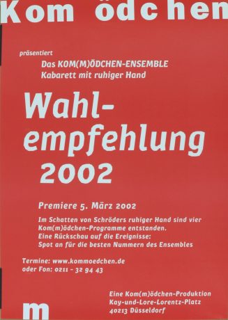 Wahlempfehlung 2002