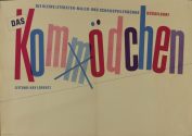 Werbeplakat Kom(m)ödchen, 1960er-Jahre. Nutzungsrechte Theatermuseum Düsseldorf