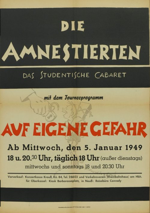 Die Amnestierten (Beteiligte Körperschaft), Auf eigene Gefahr, 1949