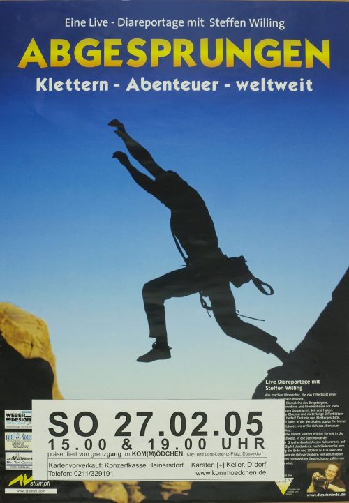 Steffen Willing (Beteiligte Person), Abgesprungen. Klettern - Abenteuer - weltweit, 2005