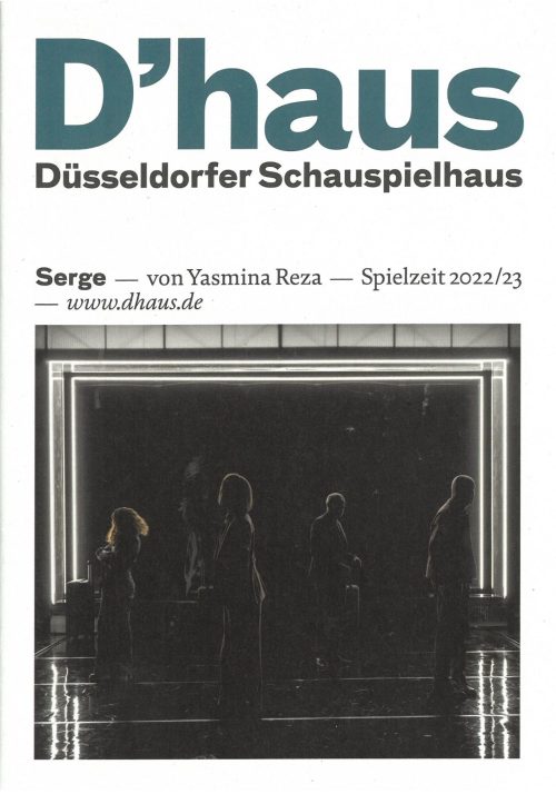 Programmheft zu "Serge" von Yasmina Reza, in einer Theaterfassung von Christopher-Fares Köhler  ...