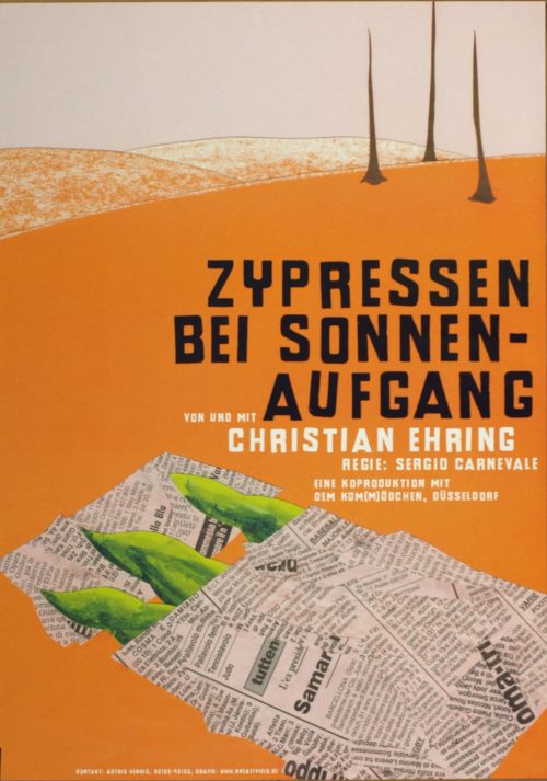 Christian Ehring (Beteiligte Person), Zypressen bei Sonnenaufgang, 2001