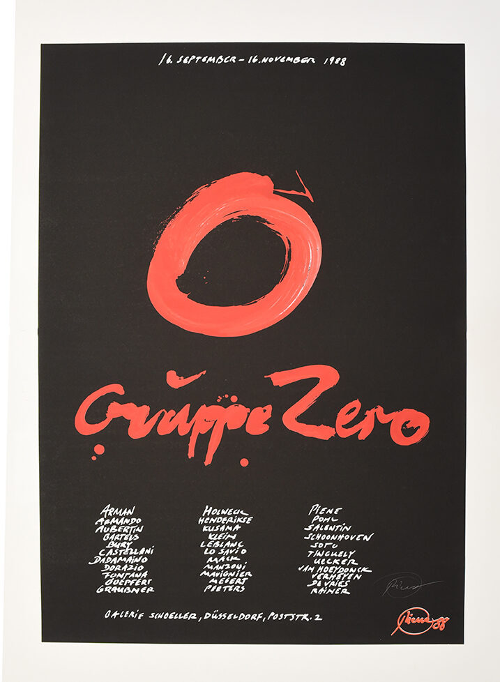 Gruppe Zero, Galerie Schoeller, Düsseldorf, 16.09.-16.11.1988