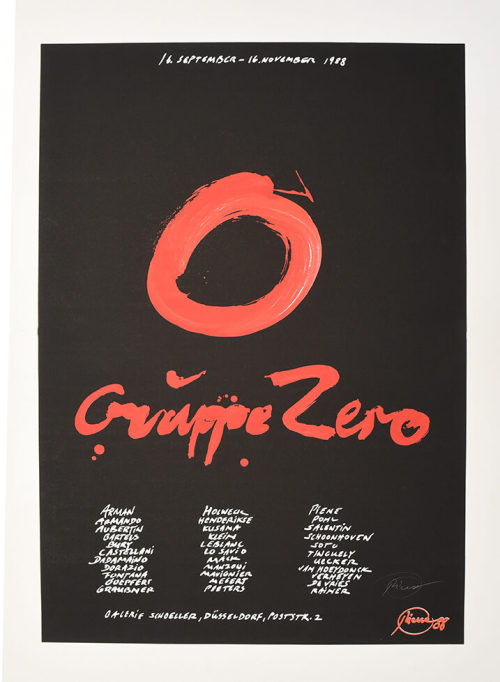 Otto Piene (Künstler*in), Gruppe Zero, Galerie Schoeller, Düsseldorf, 16.09.-16.11.1988, 1988