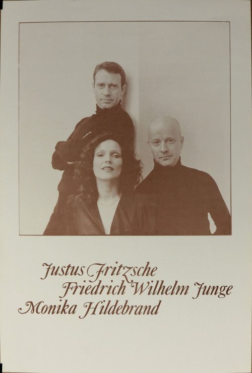 Justus Fritzsche (Beteiligte Person), Justus Fritzsche, Friedrich Wilhelm Junge, Monika Hildebrandt, spätes/ late 20. Jahrhundert/ Century