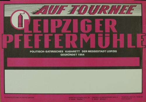 Leipziger Pfeffermühle (Beteiligte Körperschaft), Auf Tournee Leipziger Pfeffermühle, ca./ c. 1983