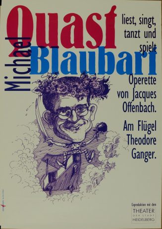 Michael Quast liest, singt, tanzt und spielt Blaubart