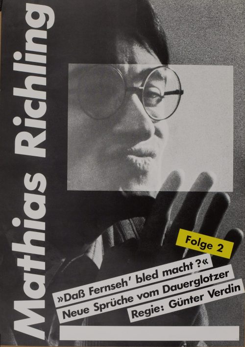 Mathias Richling (Beteiligte Person), "Daß Fernseh' bled macht" - Neue Sprüche vom Dauerglotzer, 2. Folge, 1983