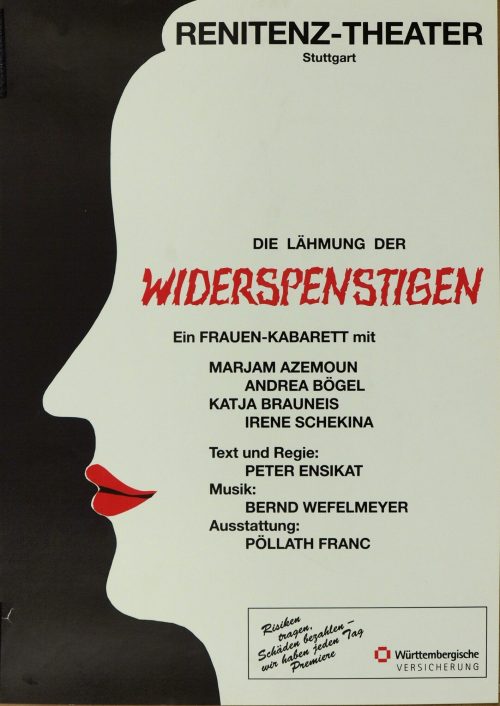 Renitenztheater (Beteiligte Körperschaft), Die Lähmung der Widerspenstigen, 1992