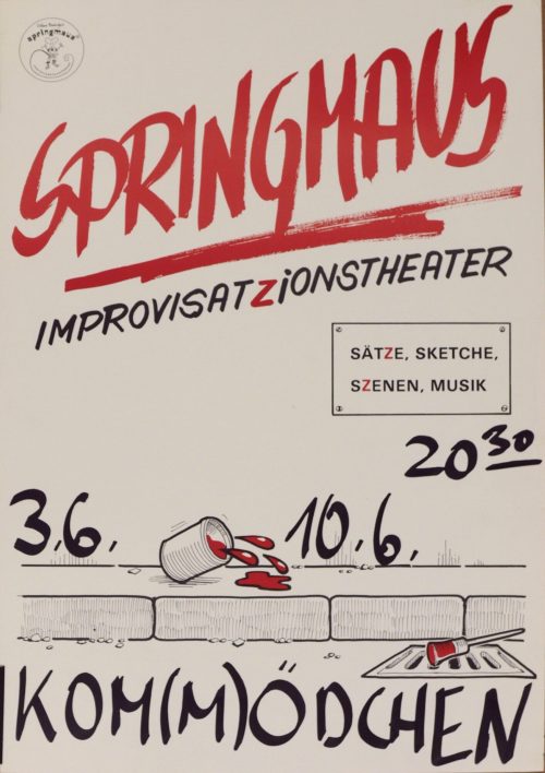 Springmaus-Theater (Beteiligte Körperschaft), Improvisatzionstheater, 3.6. und 10.6. [ohne Jahr]