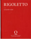 Programmheft zur konzertanten Aufführung "Rigoletto" von Giuseppe Verdi, Premiere an der Deutsc ...