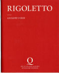 Programmheft zur konzertanten Aufführung "Rigoletto" von Giuseppe Verdi, Premiere an der Deutsc ...