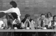 Irmela Brender auf dem Schriftstellertreffen in Den Haag 1982