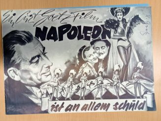 Werberatschlag zu "NAPOLEON IST AN ALLEM SCHULD", Deutschland, 1938 (Digitalisat)