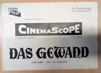 Werberatschlag zu dem Film "The Robe", USA, 1953 (Digitalisat)
