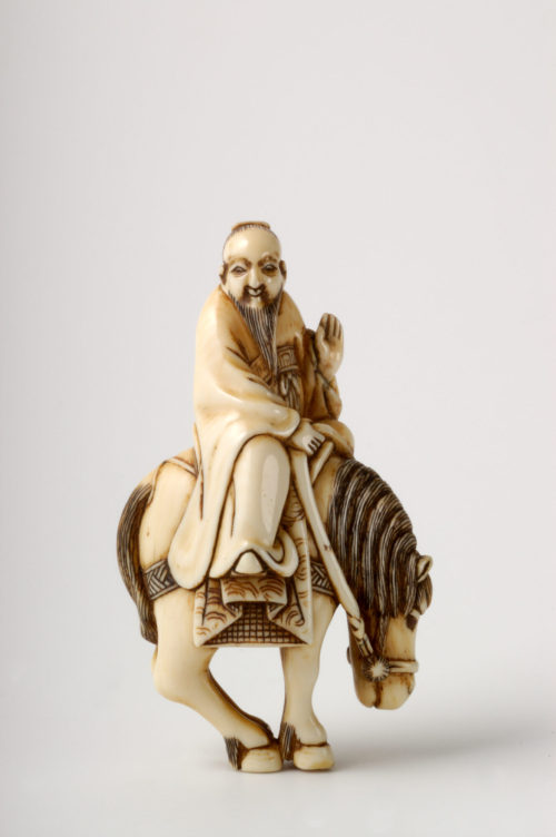 Netsuke, Chinesischer Weiser, ca. 1850