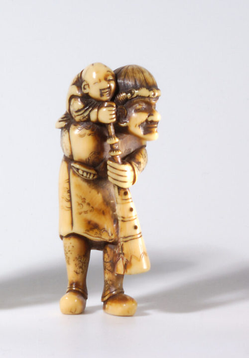 Hidemasa I (Künstler*in), Netsuke, Holländer, ca. 1810