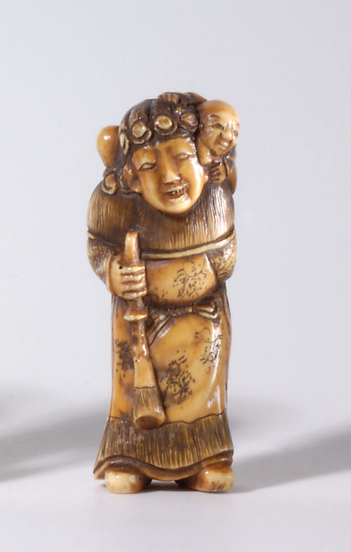 Netsuke, Holländer, 19.– 20. Jahrhundert