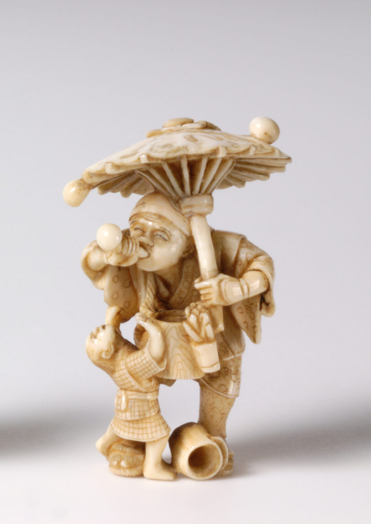 Netsuke, Seifenbläser