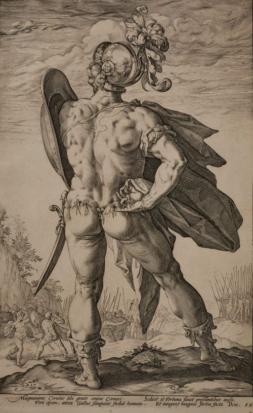 Hendrick Goltzius (Künstler*in), Marcus Valerius Corvus, 1586