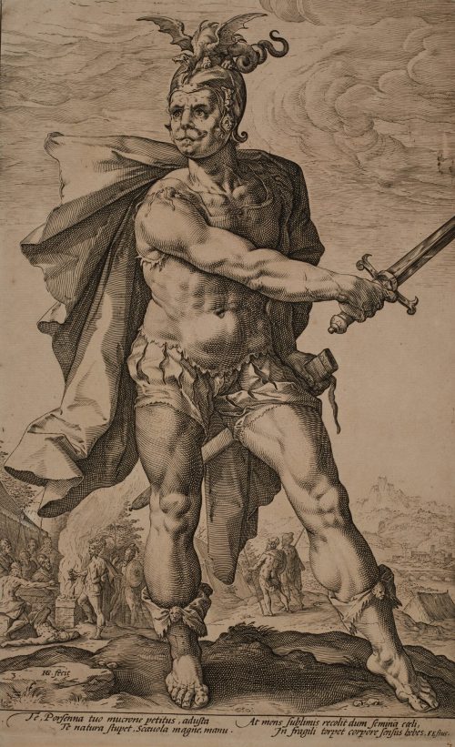 Hendrick Goltzius (Künstler*in), Mucius Scävola, 1586