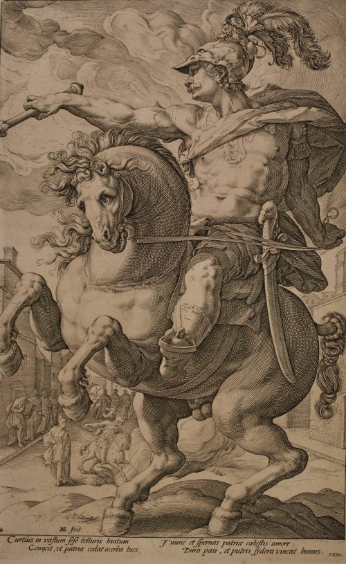 Hendrick Goltzius (Künstler*in), Marcus Curtius, 1586