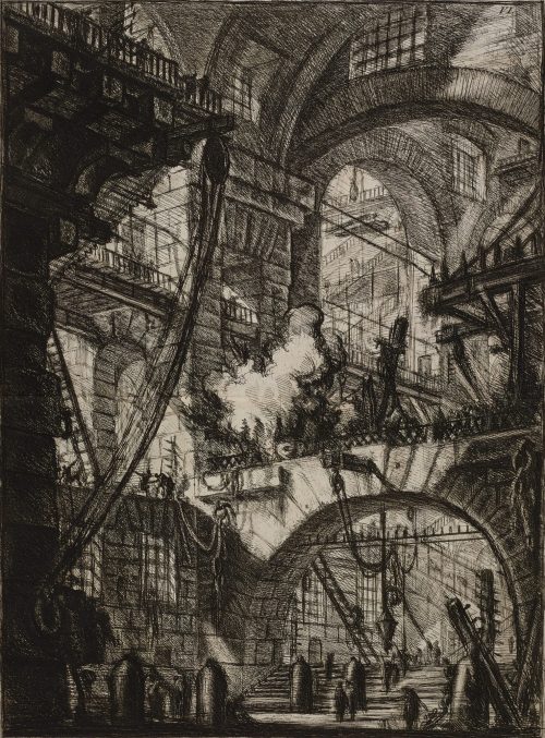 Giovanni Battista Piranesi (Künstler*in), Das rauchende Feuer, 1761