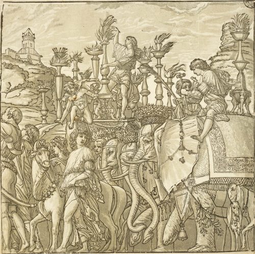 Andrea Andreani (Künstler*in), Die Elefanten, 1599