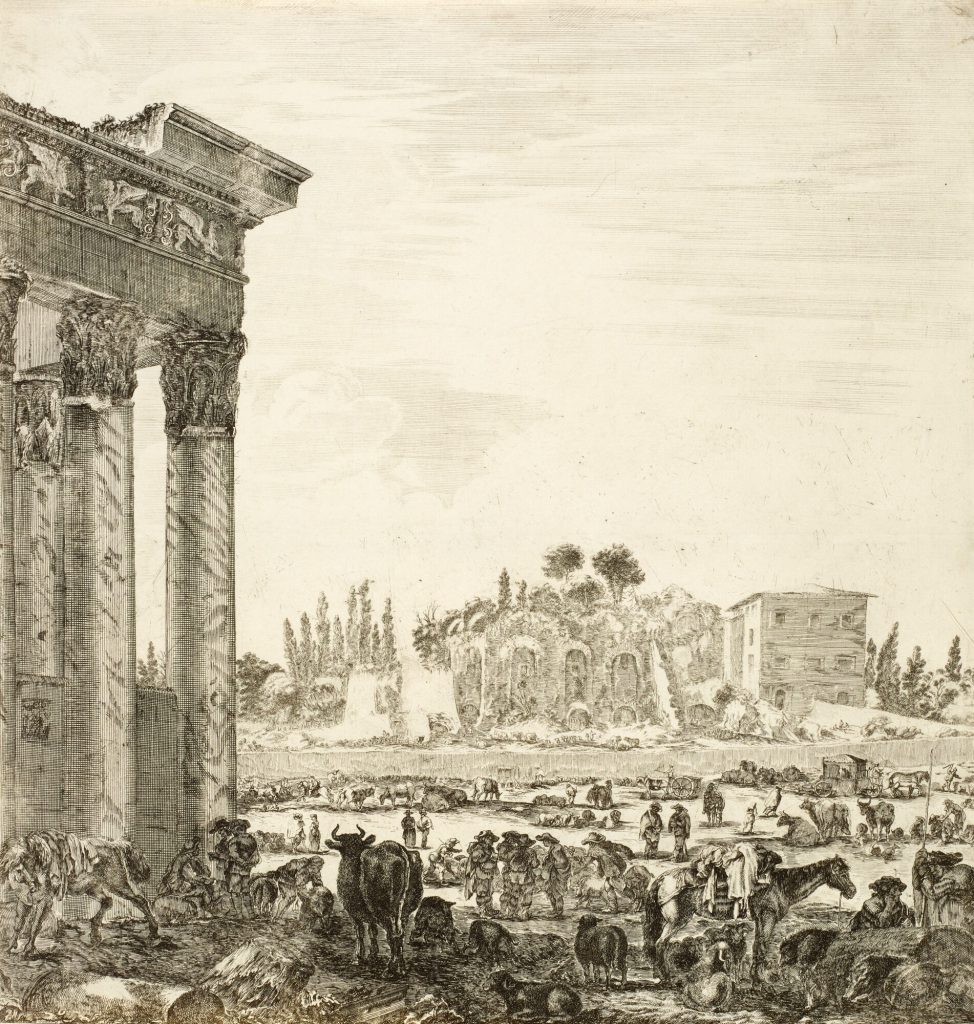 Tempel des Antoninus Pius und das Forum Romanum