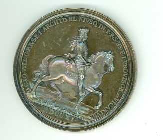 Medaille auf das Reichsvikariat  des Kurfürsten Johann Wilhelm